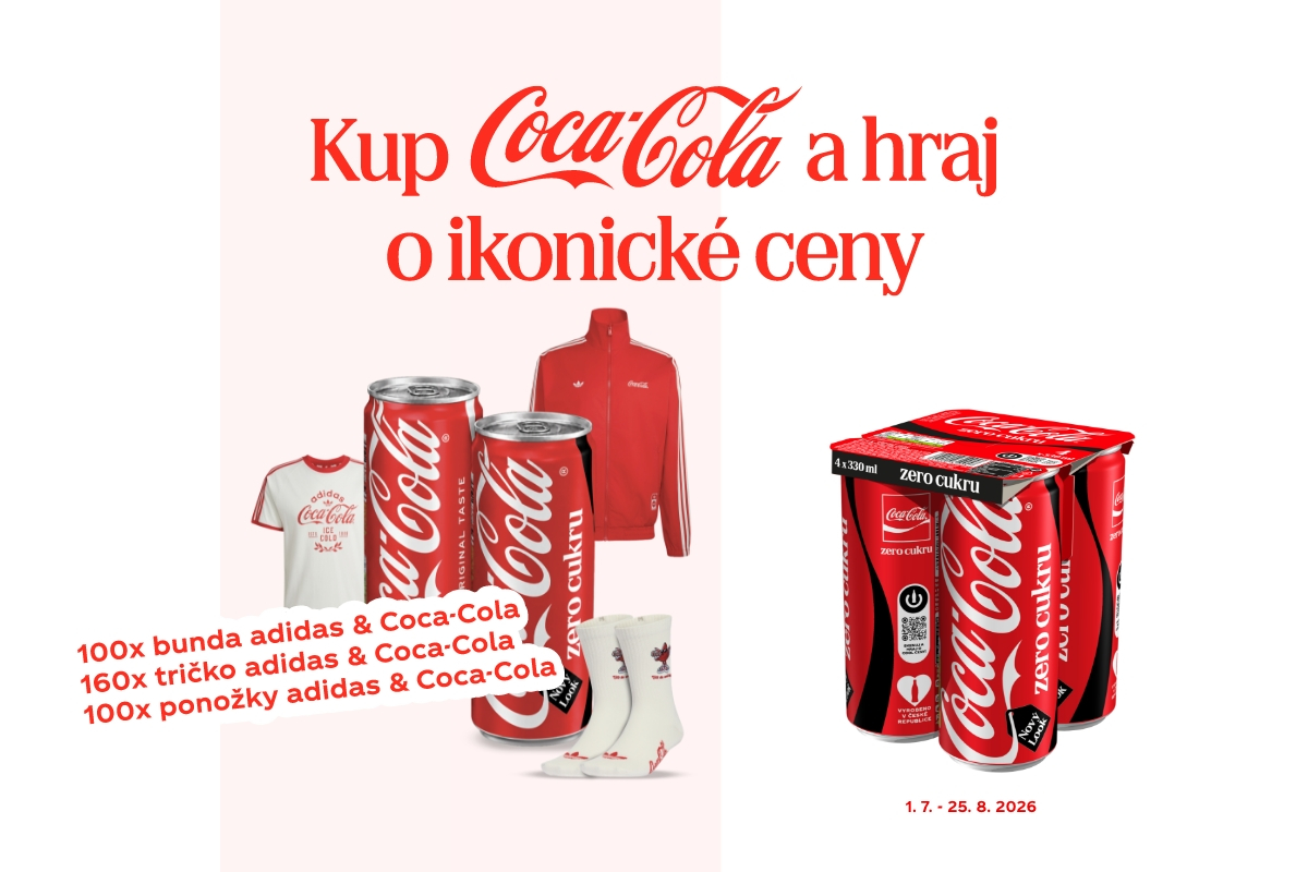 Hraj o ikonické ceny s produkty Coca-Cola