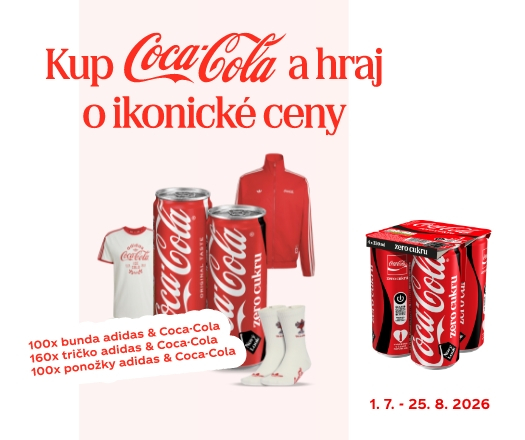 Hraj o ikonické ceny s produkty Coca-Cola