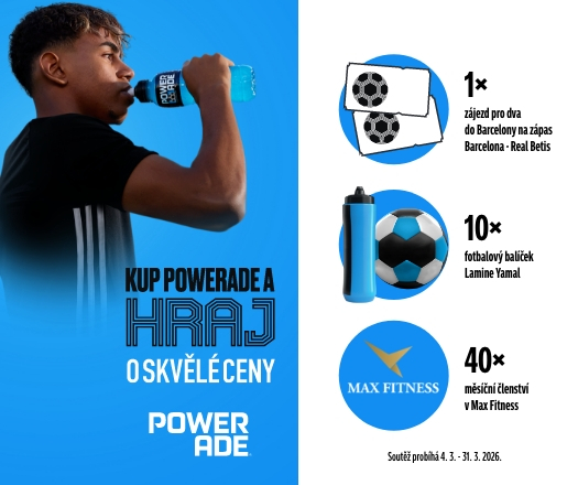 Hraj o zájezd do Barcelony na fotbal a další výhry